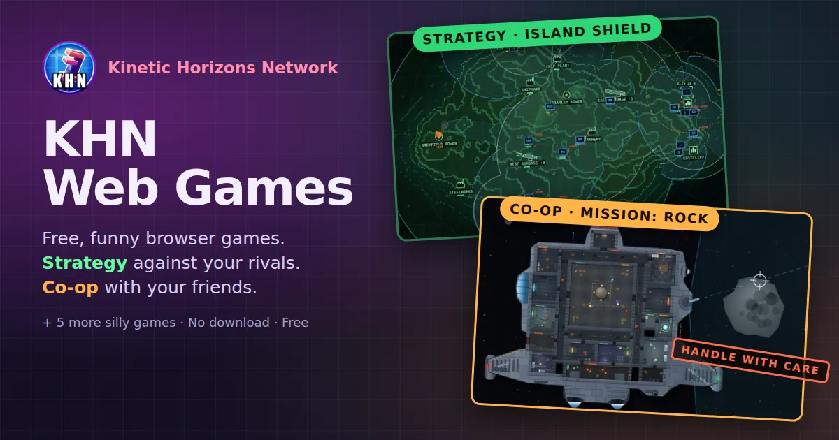KHN Web Games: Island Shield and Mission: Rock